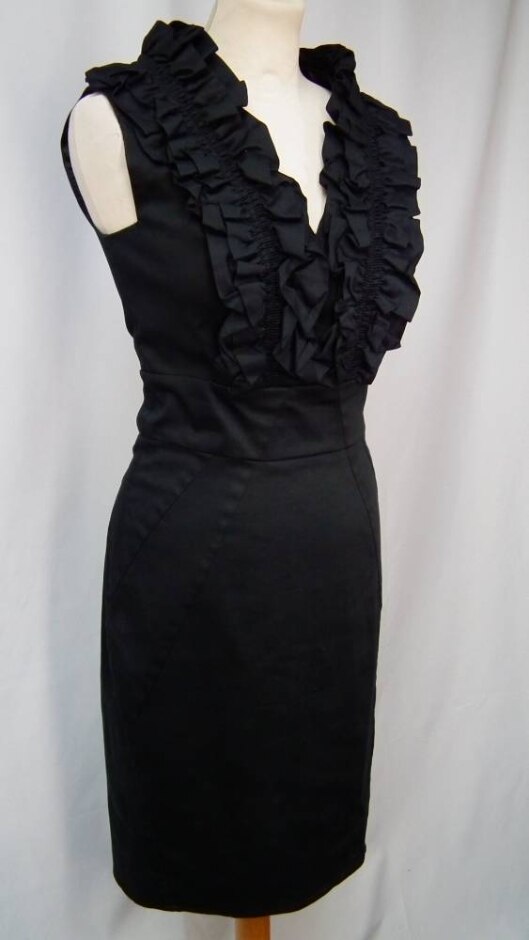 Ted Baker Tailored Sleeveless Dress Black Size: 8