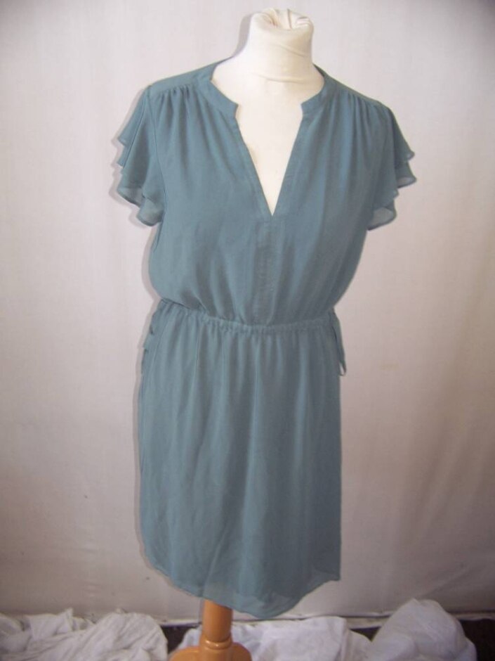 H&m Dress Green Size: 12