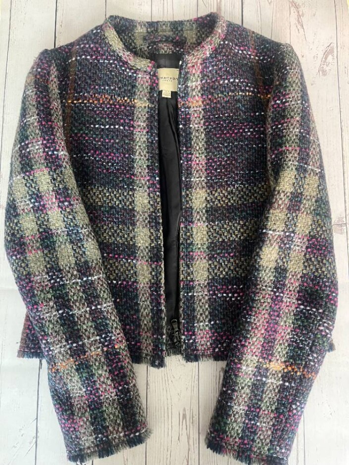 Burberry Coat Multi Size: 8