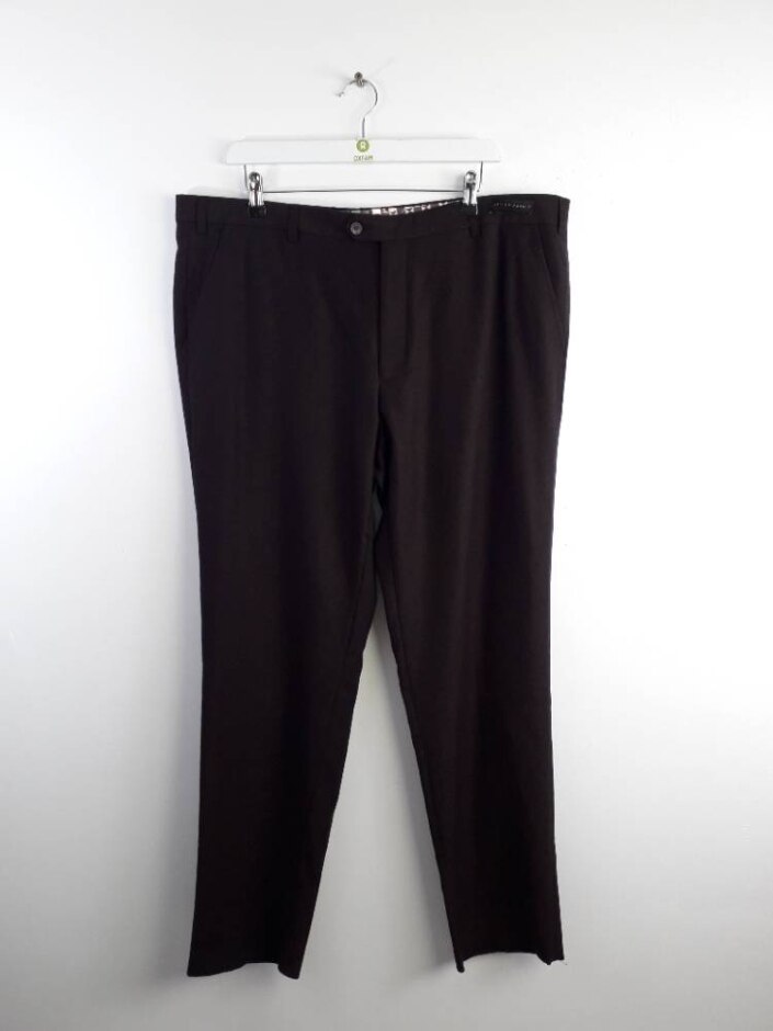 Ted Baker New Men's Italian Fabric Modern Fit Trousers Coffee Brown Size: L
