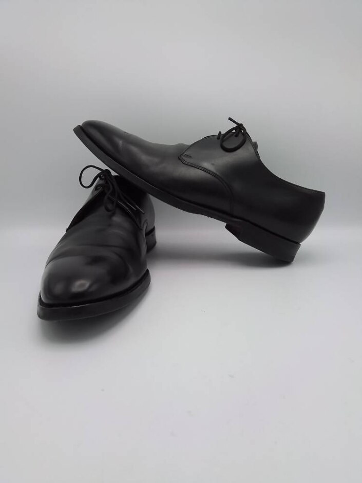 Cheaney Old Classic Men's Black Derby Shoes Size Uk 11