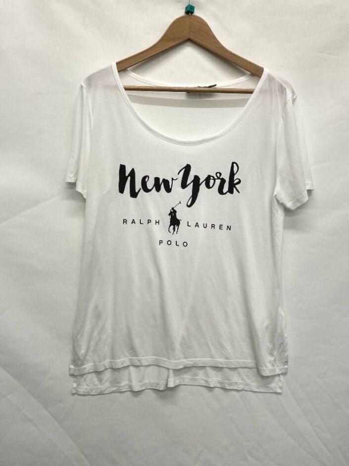 Polo Ralph Lauren T Shirt White Size: M