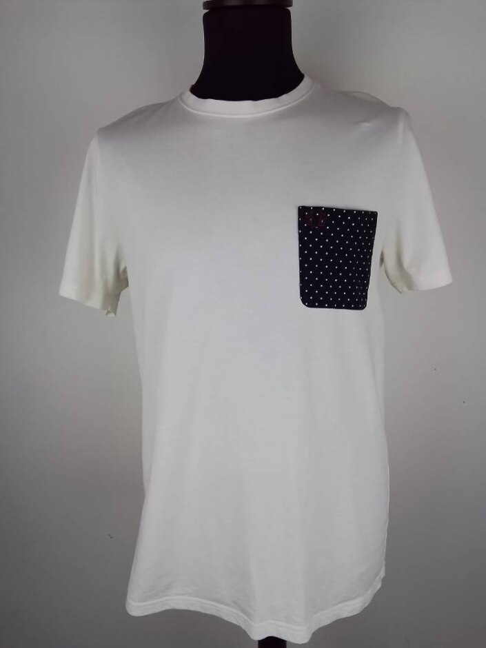 Fred Perry Short Sleeve Shirt White Size: M