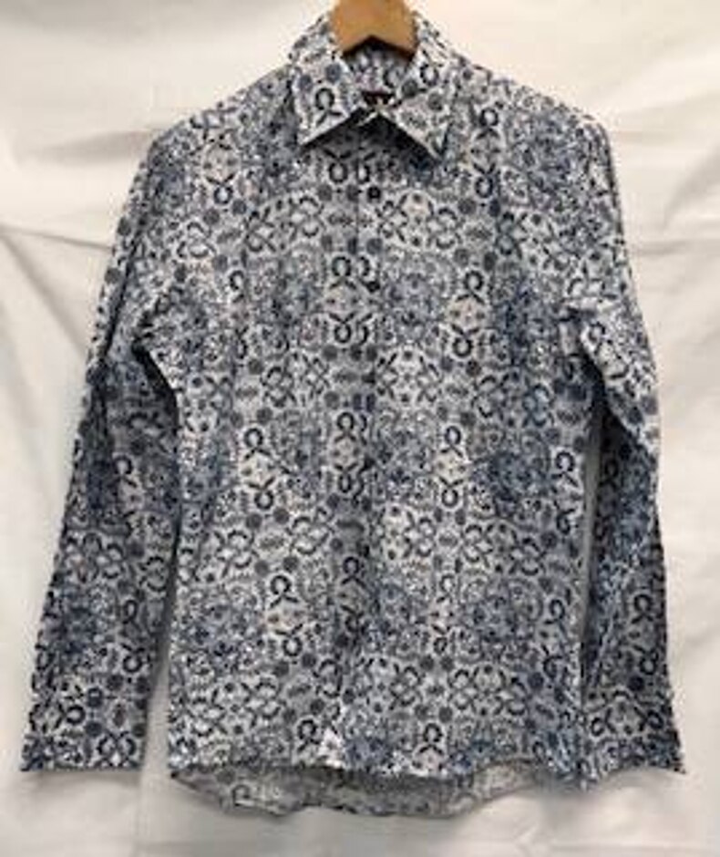 Liberty Of London Shirt Blue And White Size: M