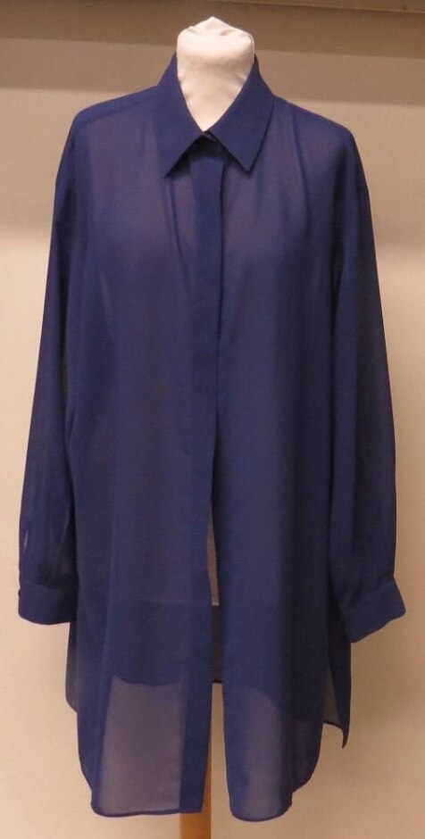 Whimsy Long-sleeved Blouse Purple Size: 18