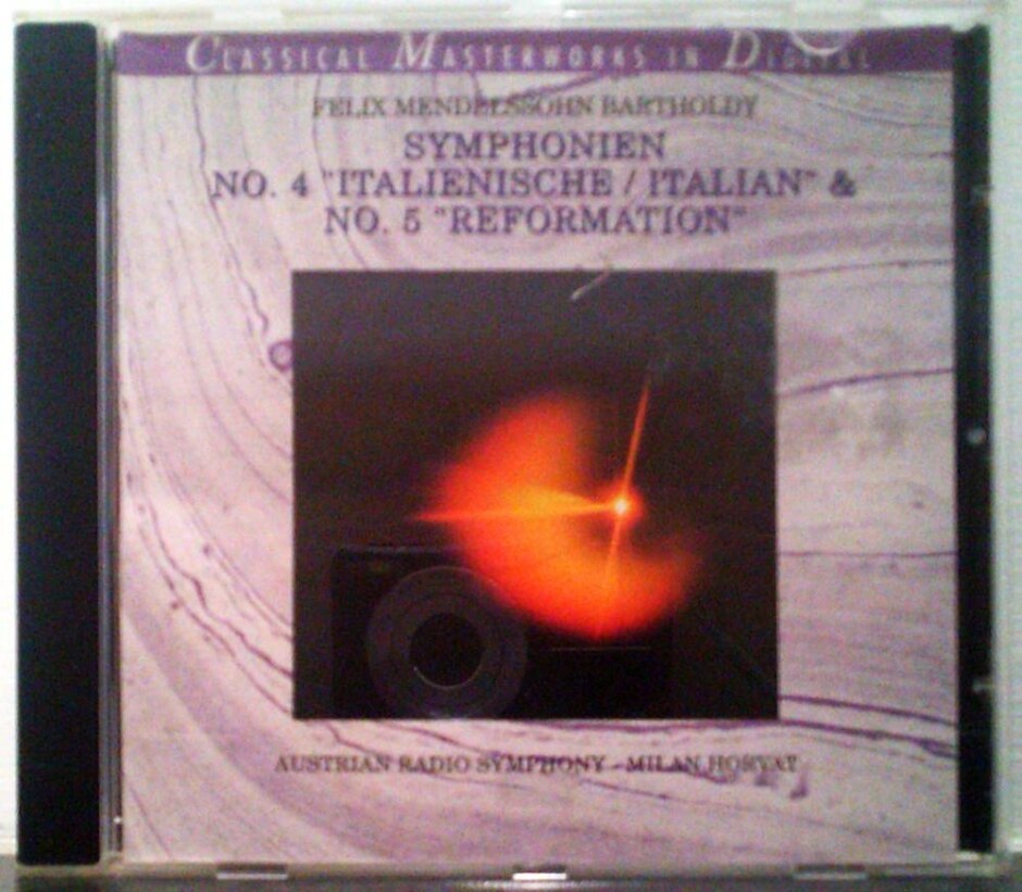 Classical Masterworks In Digital: Bartholdy; Symphonies No. 4 & No. 5 (1990)
