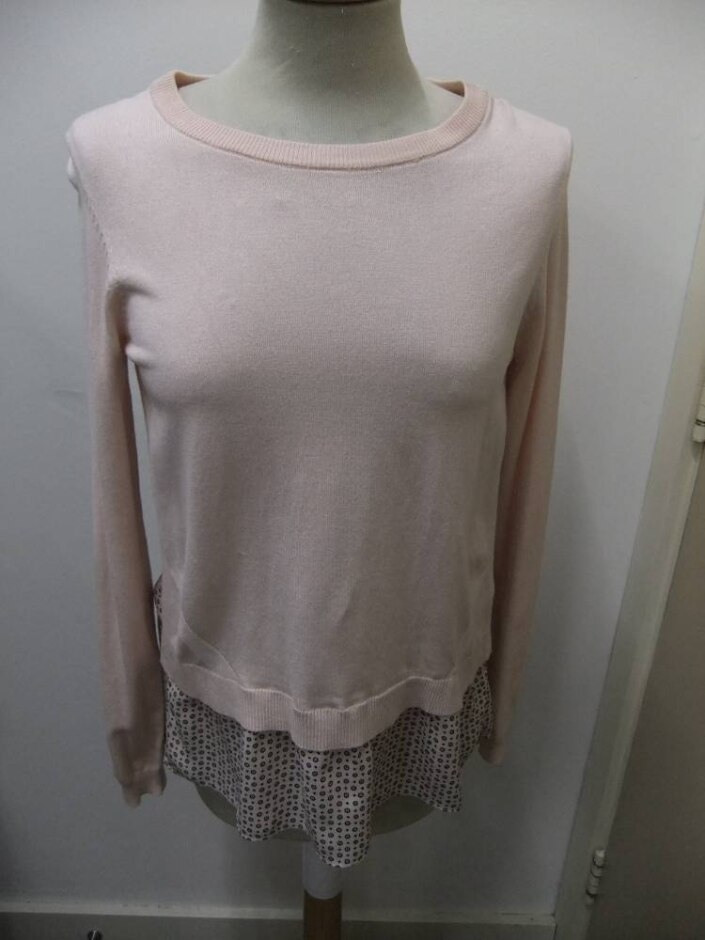 Next Double Layered Longsleeved Top Pink  Size: S