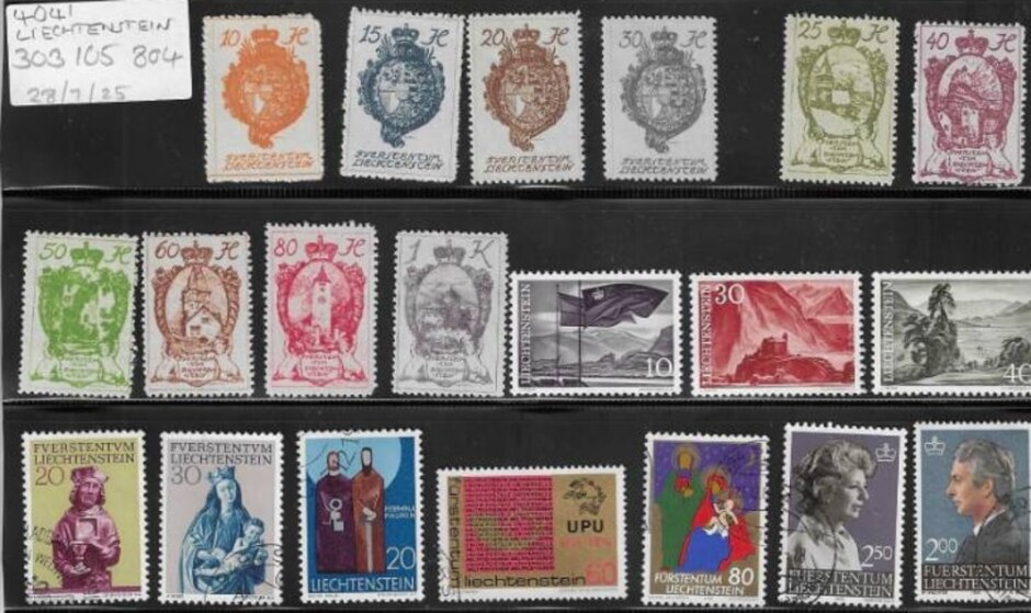 Liechtenstein - Mint + Used