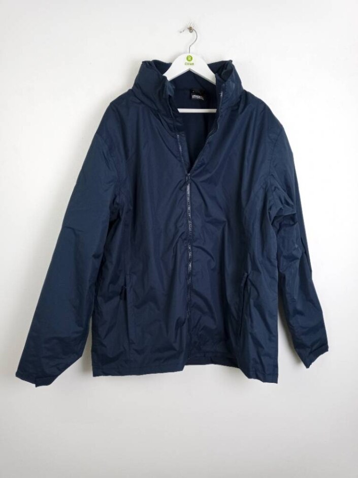 Regatta Professional Men's Warm Hooded Jacket Navy Size: Xxl