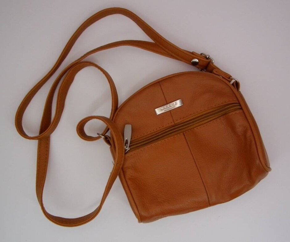 Lorenz Tan Faux Leather Small Shoulder Bag/purse