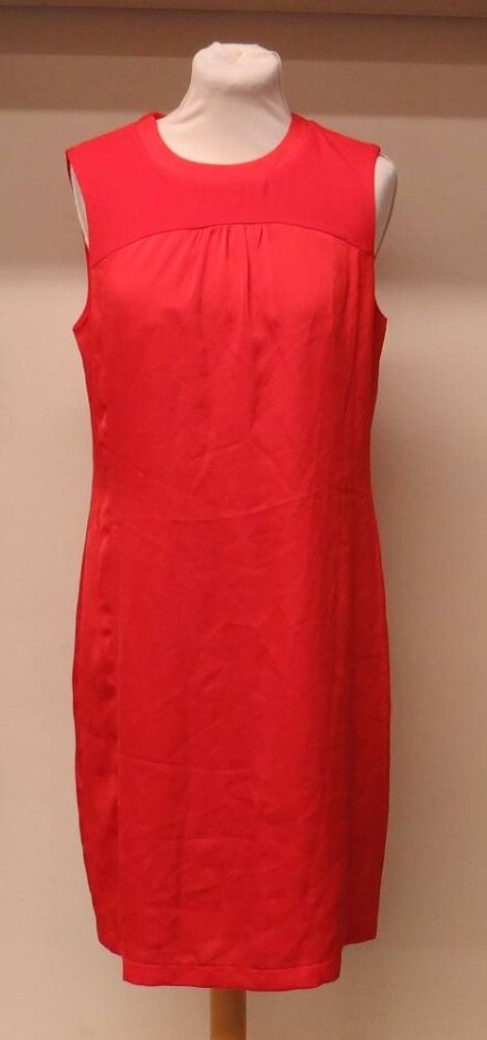 Betty & Co Sleeveless Dress Red Orange Size: 10