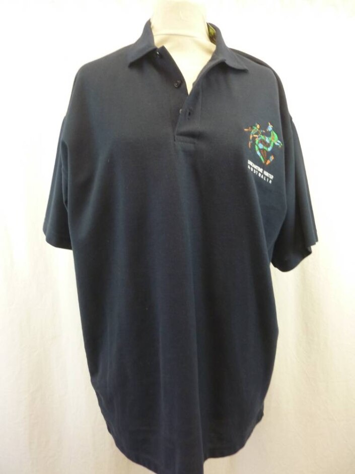 Churinga Polo Shirt Navy Size: L