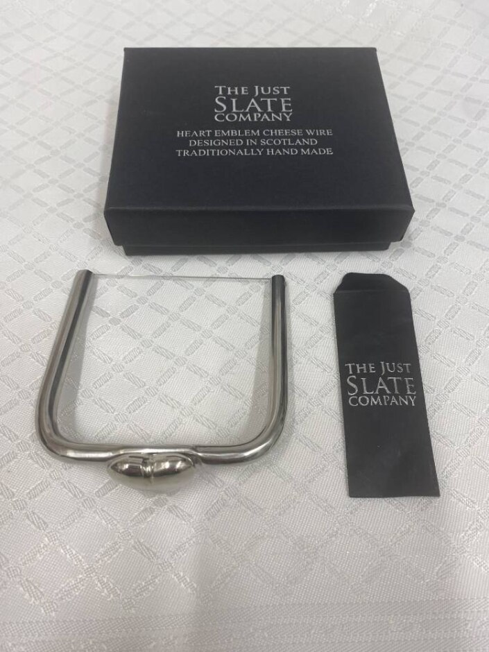 Heart Emblem Cheese Wire By The Just Slate Company