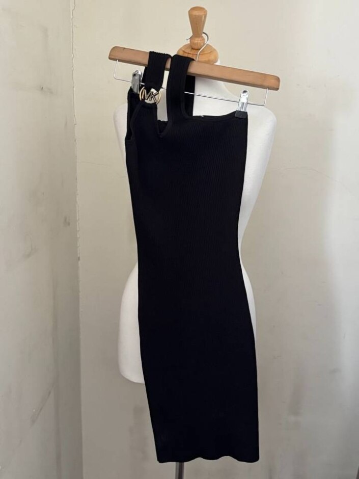 Michael Kors Women Black Dress Black Size: S