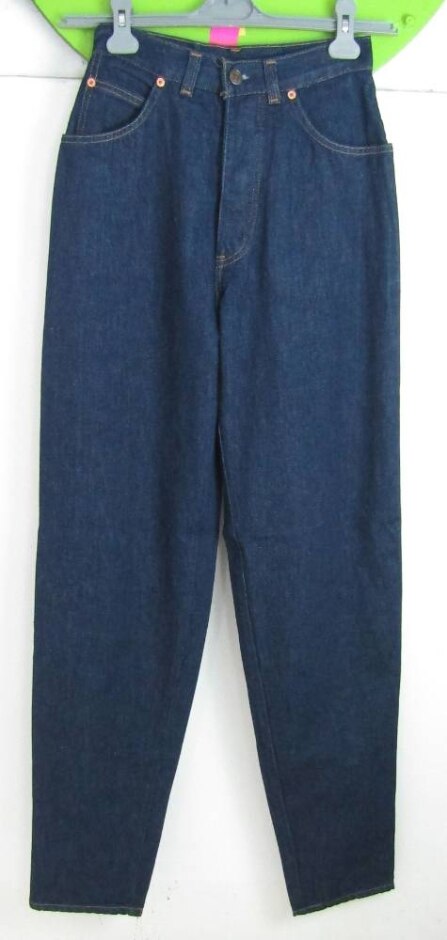 Vintage Levi's 22" Cotton Baggy Jeans Indigo Blue Size: 4