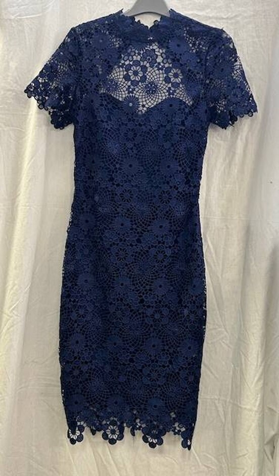 Paper Dolls Lace Dress Blue Size: 10