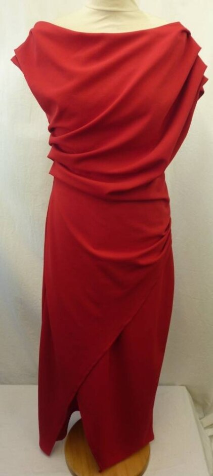 River Island Maxi Dress Red Size: 12
