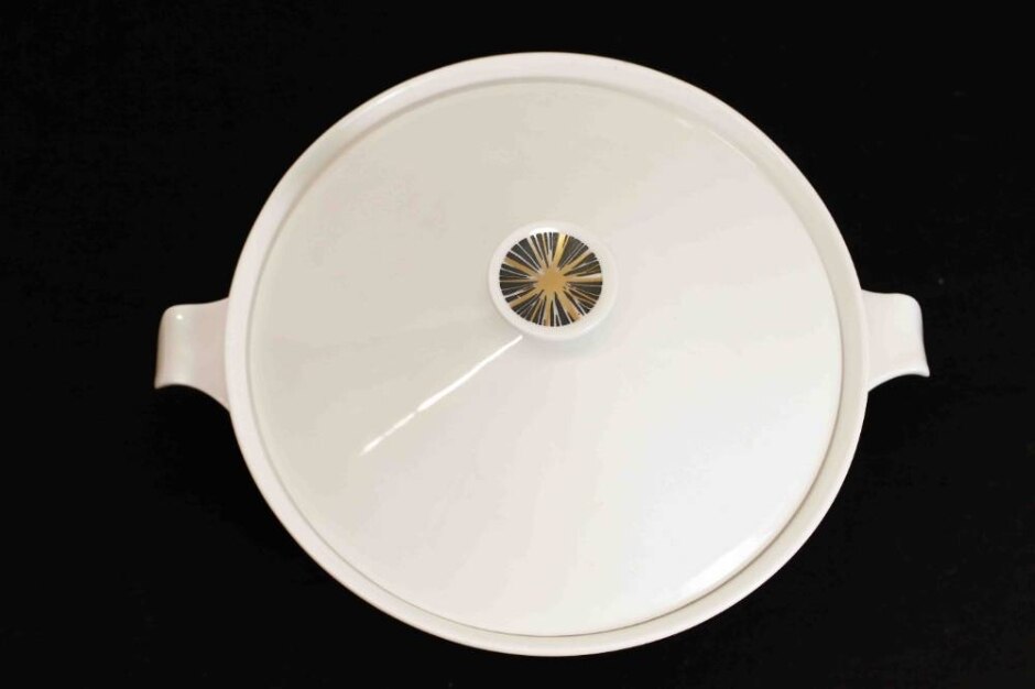 Vintage Royal Tuscan Cascade Design Fine Bone China Casserole Dish With Lid