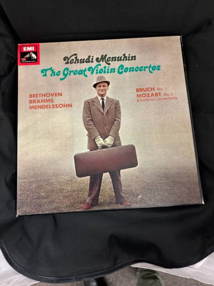 Yehudi Menuhin - The Great Violin Concertos -emi Hmv- Sls