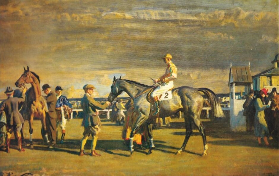 3 Alfred Munnings Prints In Cardboard Frames