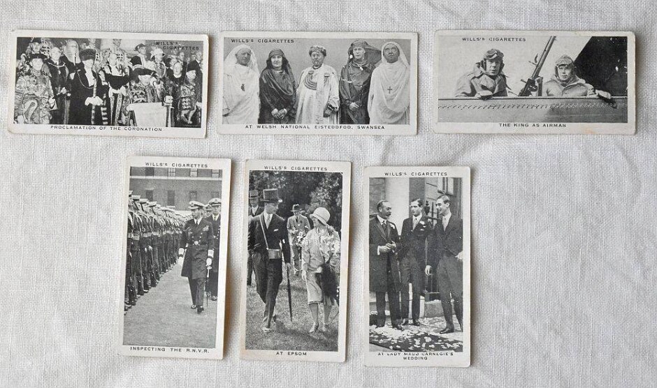 15 Mixed Cigarette Cards On Theme Of Royalty