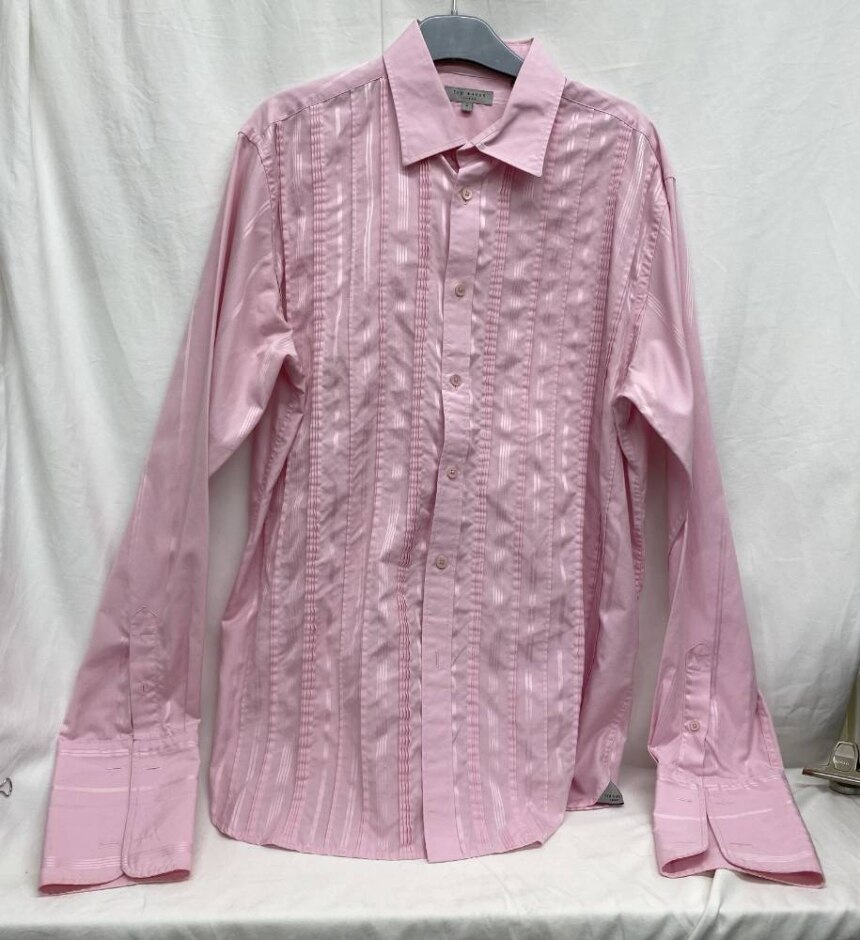 Ted Baker London Gorgeous Striped Shirt Pink Size: One Size