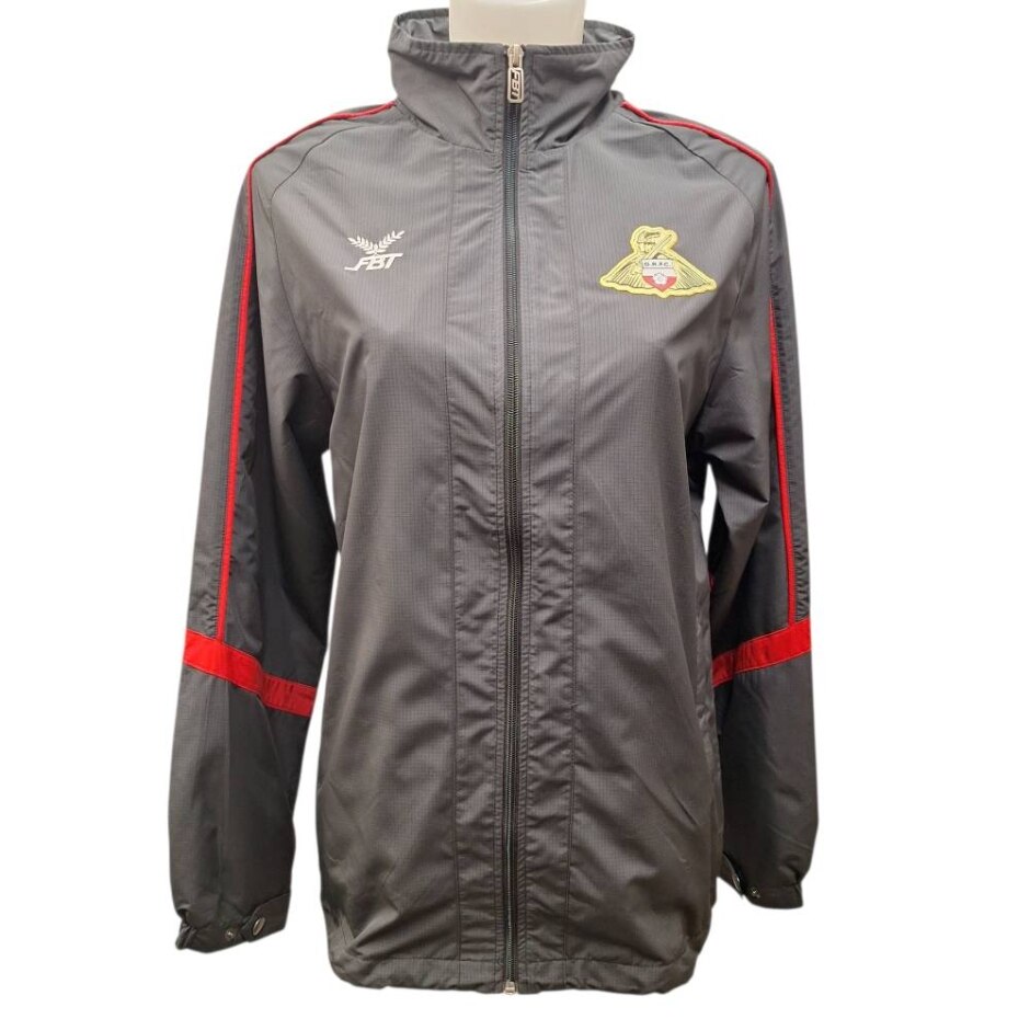 Fbt Sports Doncaster Rovers Rain Jacket Black/red Size: One Size