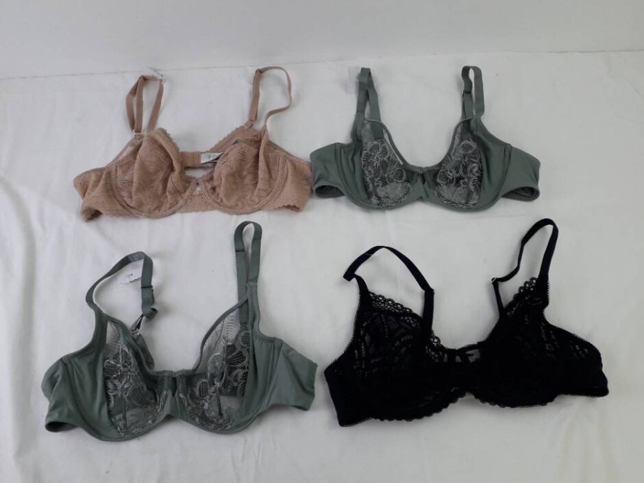 M&s Marks & Spencer Bras X 4 Lace Wired Unpadded Multi Size: 36a