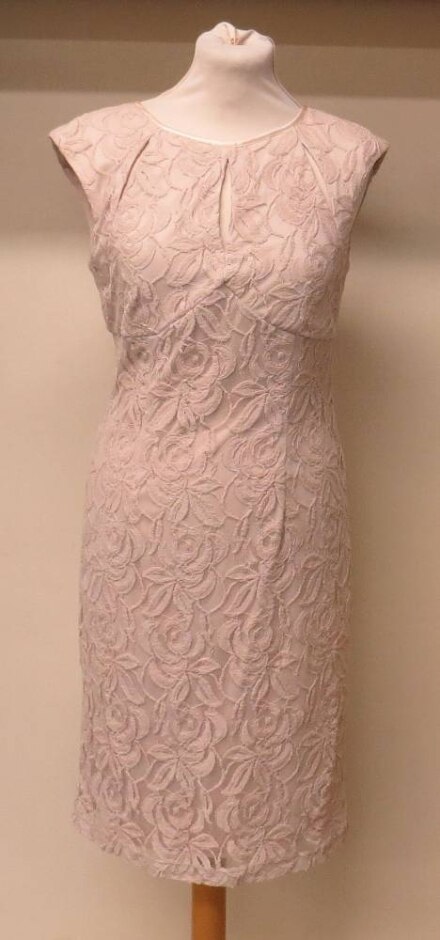 Wallis Sleeveless Dress Beige Size: 10