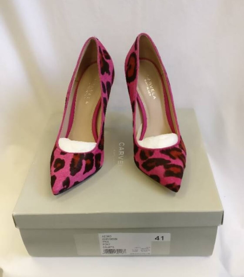 Carvela Kurt Geiger Women's Pink Pony Courts - High Heeled Shoes, Uk Size 7 (eu 41)