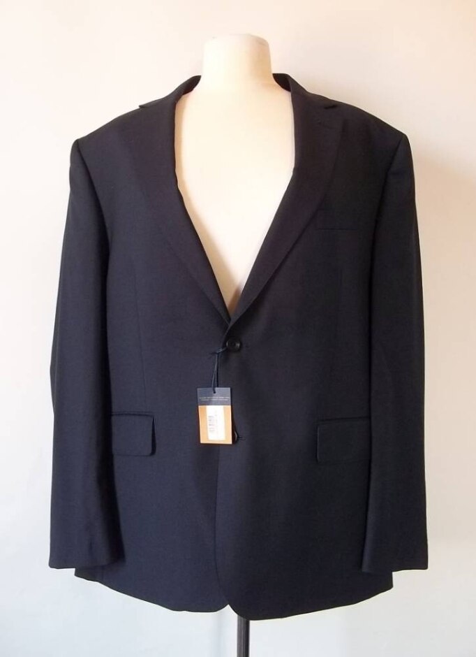 Charles Tyrwhitt Stretch Twill Suit Jacket 46r Navy Size: Xl