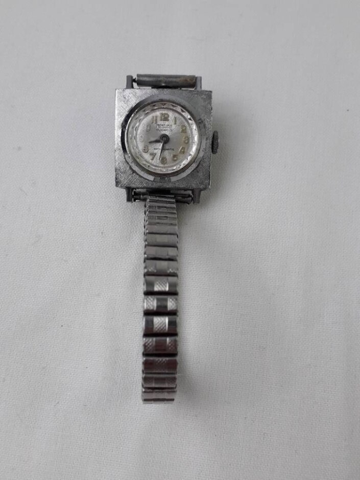 Vintage Mortima Ladies Bracelet Watch 17 Jewels Antimagnetic Untested