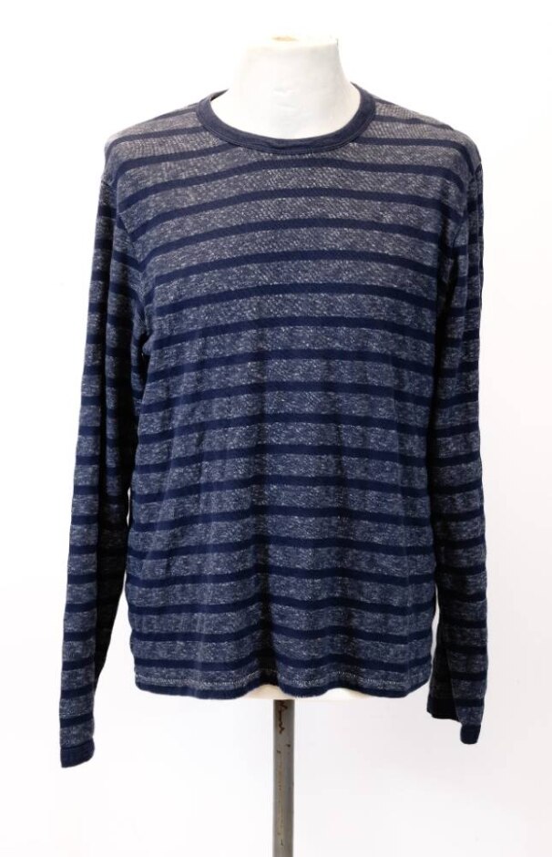 Whistles Women's Casual Top Blue And Grey  Size: Xl