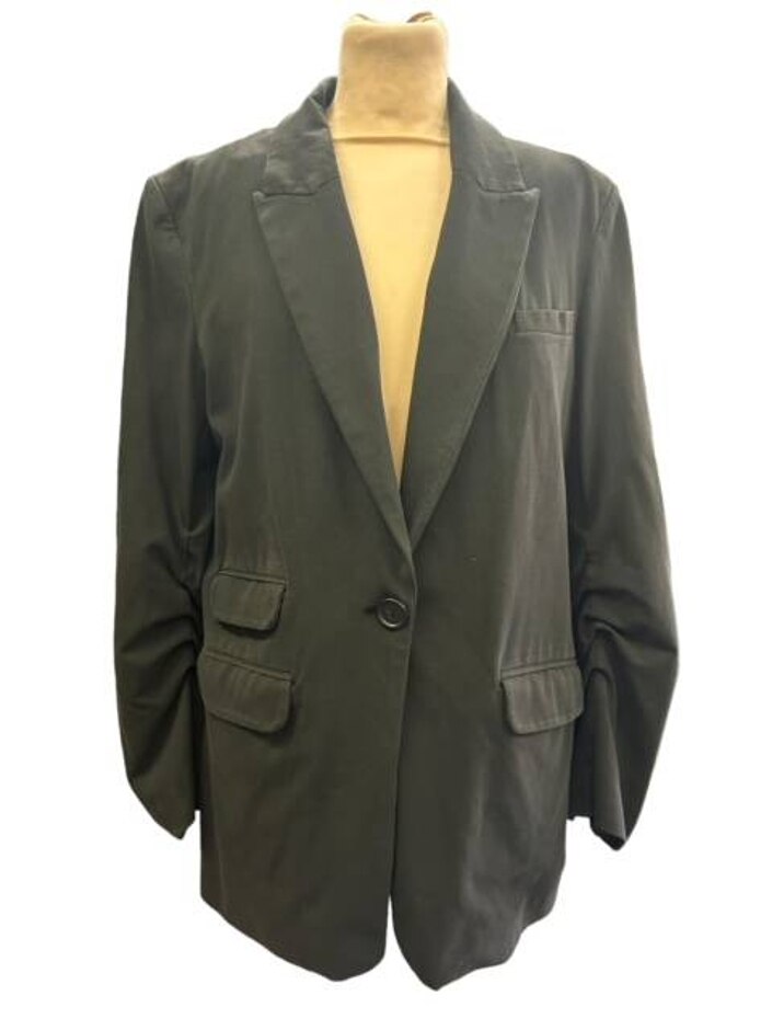 Veronica Beard Soft Casual Ladies Blazer  Black Size: L