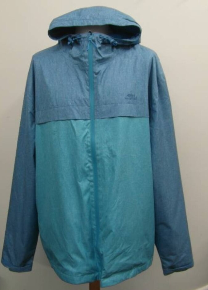 Weird Fish Mens Lightweight Rain Coat Blue Size: Xxxl