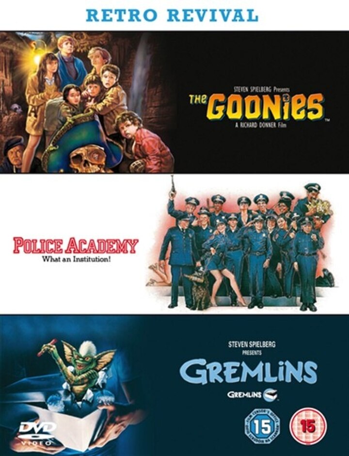 The Goonies/police Academy/gremlins
