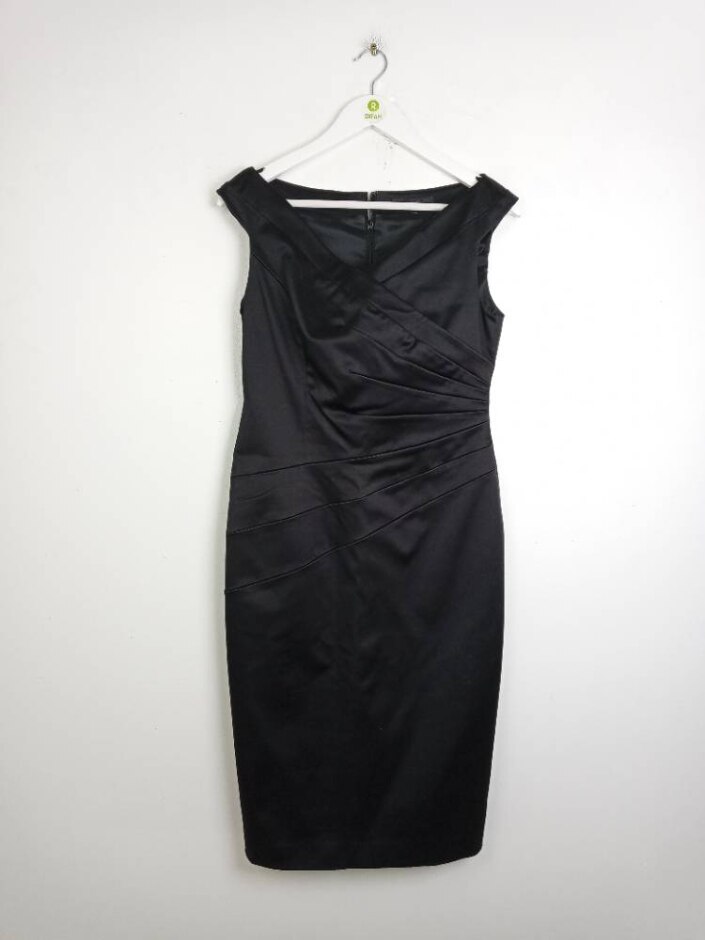 Coast Women's  Sleeveless Shift Dress Black Size: 12