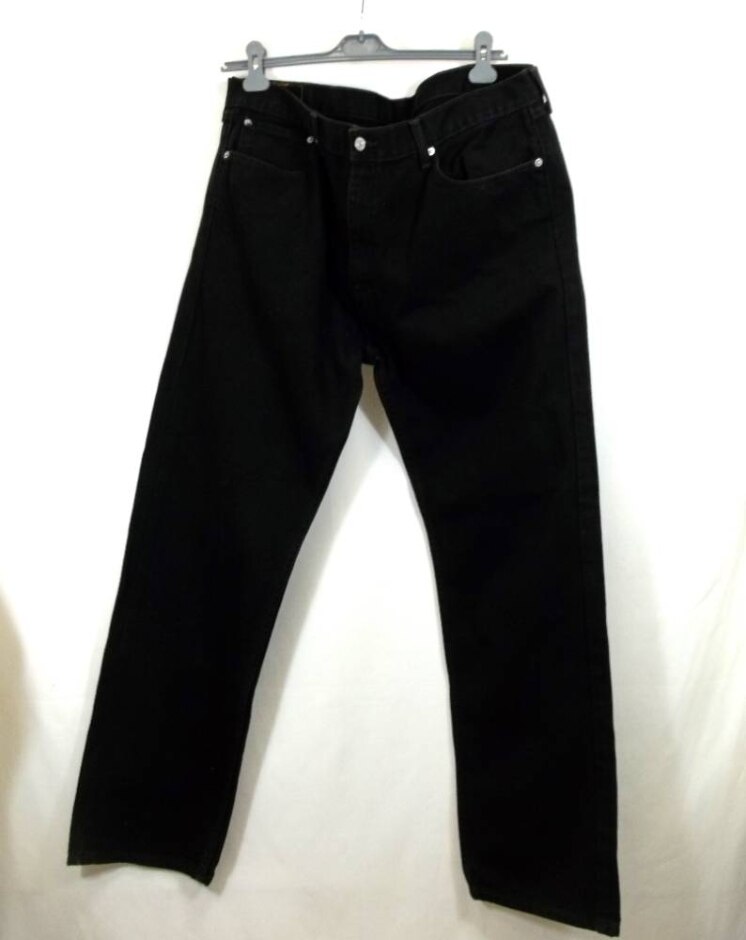 Levi's Straight Fit Jeans Black Size: Xxl