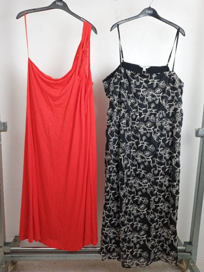 M&s Marks & Spencer 2pcs Midi Dress Bundle Multicoloured  Size: 22