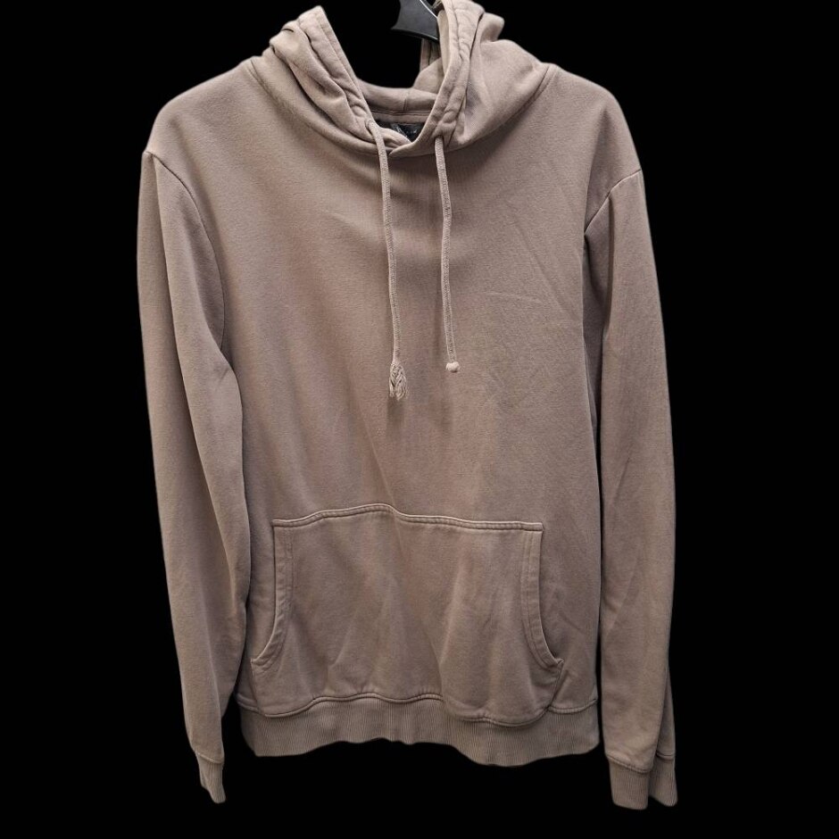 New Look Men Cotton Rich Hoodie Light Brown Size: S