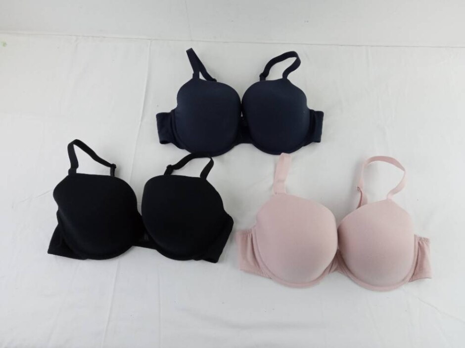 M&s 3pcs Bra Set Underwired Multicoloured Size: 42d