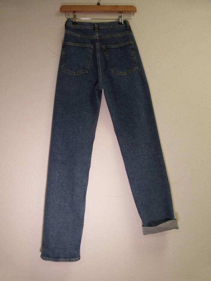 & Other Stories Straight Leg Jeans Blue Size: 26