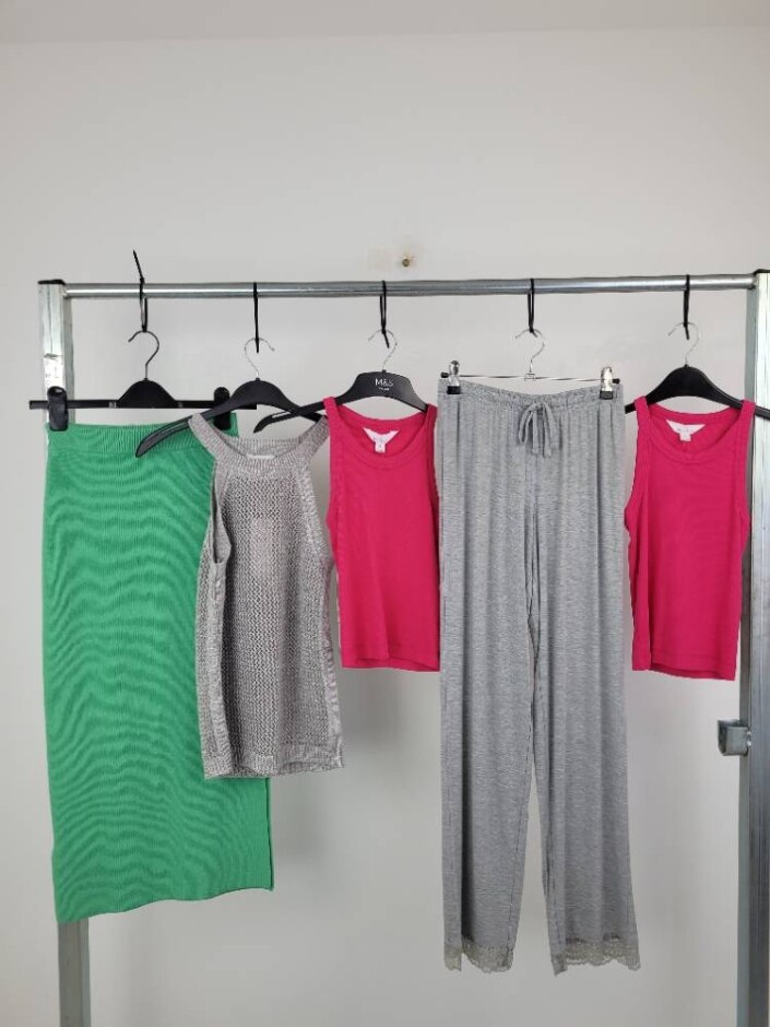 M&s  5pcs Tops Skirt Pants Bundle Multi  Size: Xs