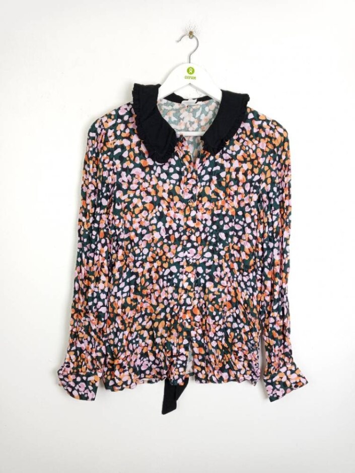 Fresha Peter Pan Collar Blouse Multicoloured Size: S
