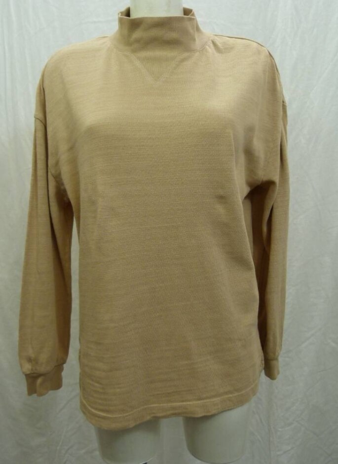 M&s Collection Sweat Top Beige Size: 10