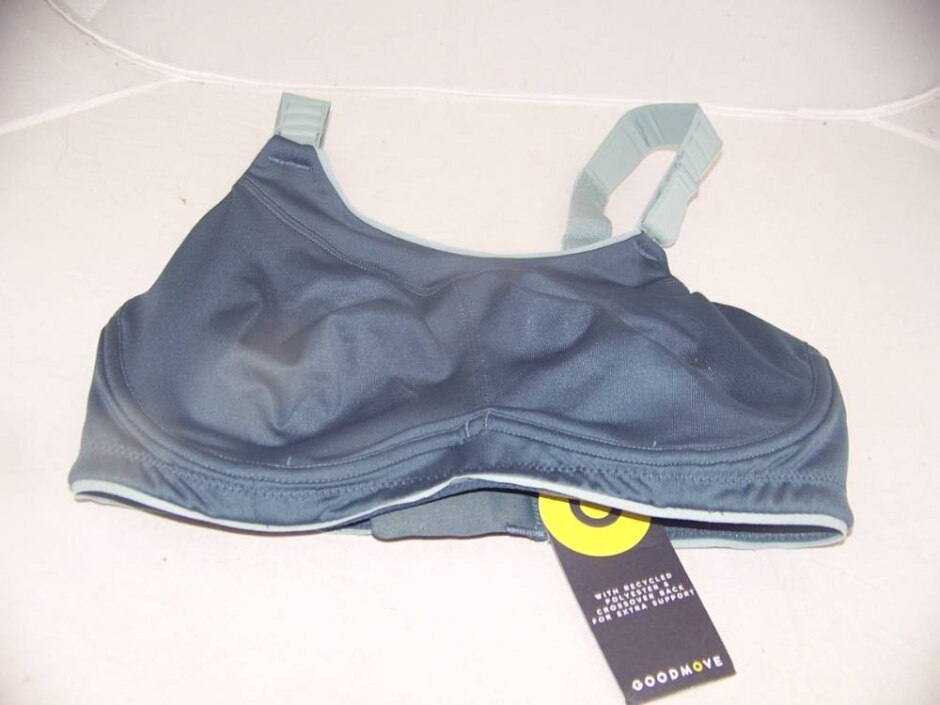 M&s Marks & Spencer Goodmove Bra Blue Size: 32g