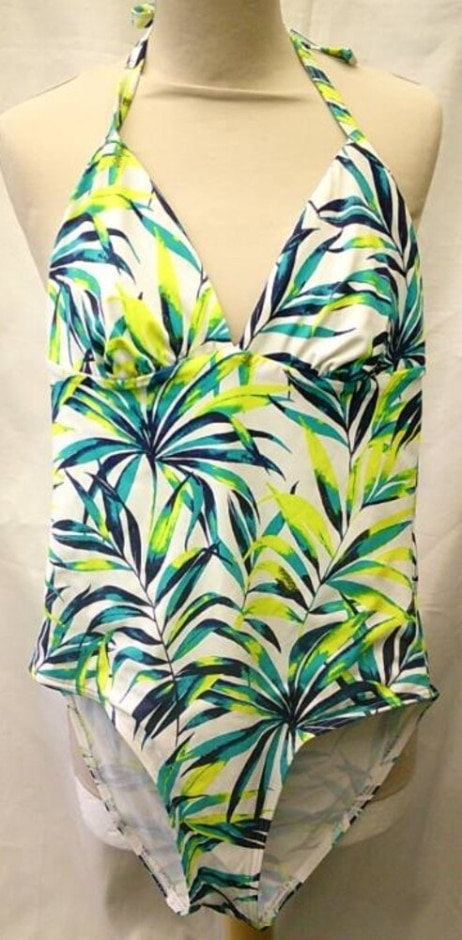 M&s Marks & Spencer Swimwear White Mix Size: 14