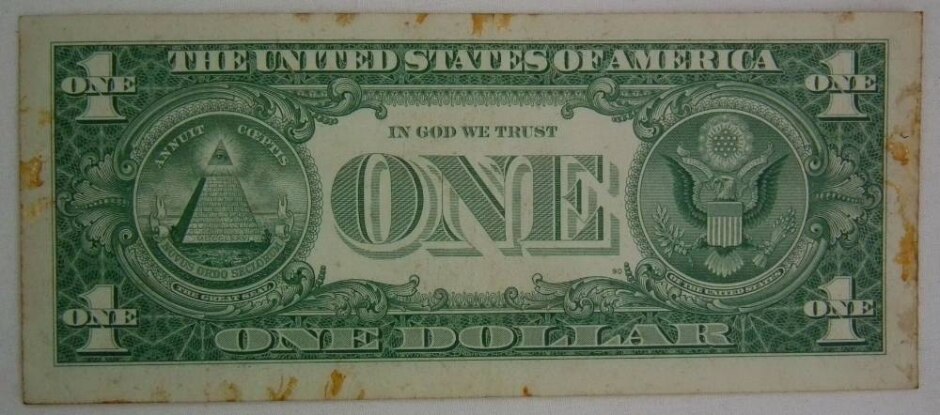 USA $1 bill 1957 Silver Certificate Oxfam Shop