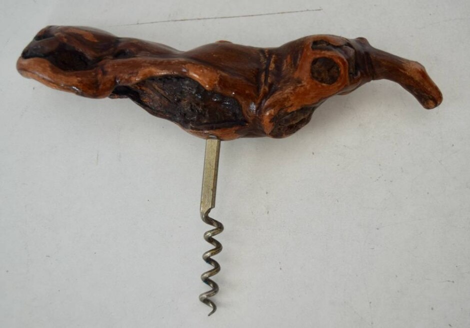 Wooden Top Corkscrew
