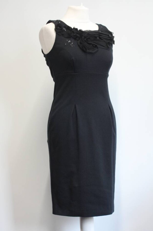 Next Sleeveless Dress Black Size: 8